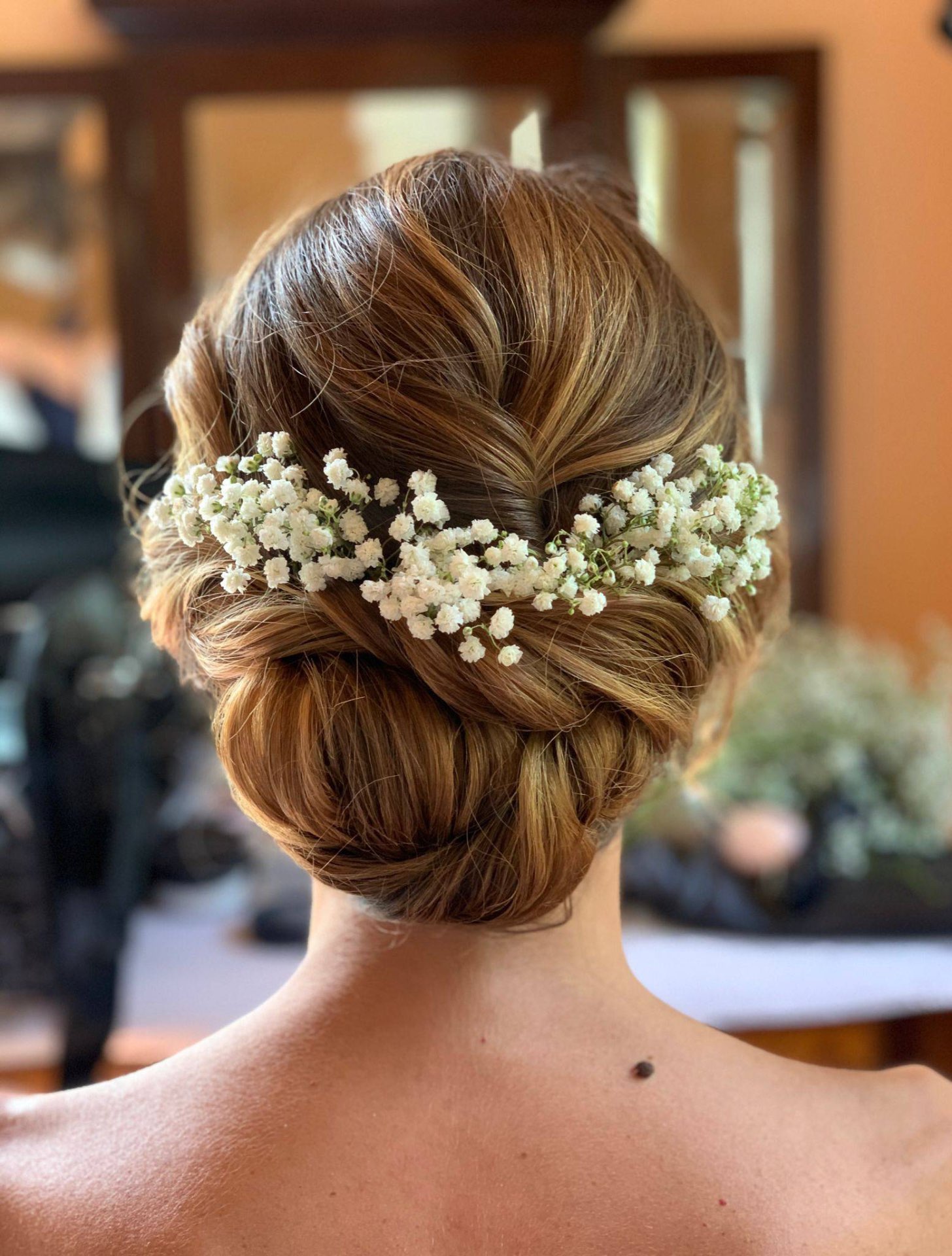 Acconciatura sposa realizzata dal team dell'Atelier CDC Genova